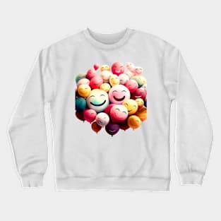 Magic of Smiles: Be Happy Crewneck Sweatshirt